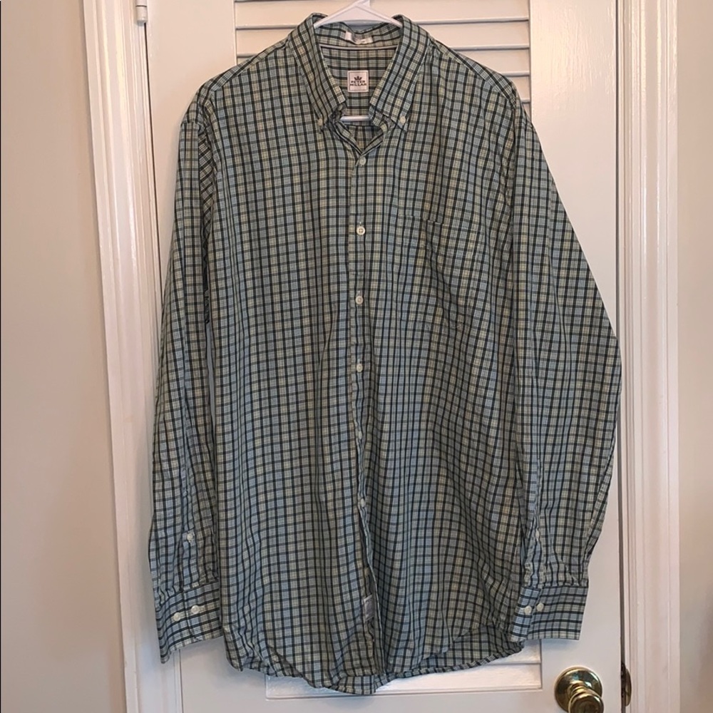Peter Millar Plaid Button Down